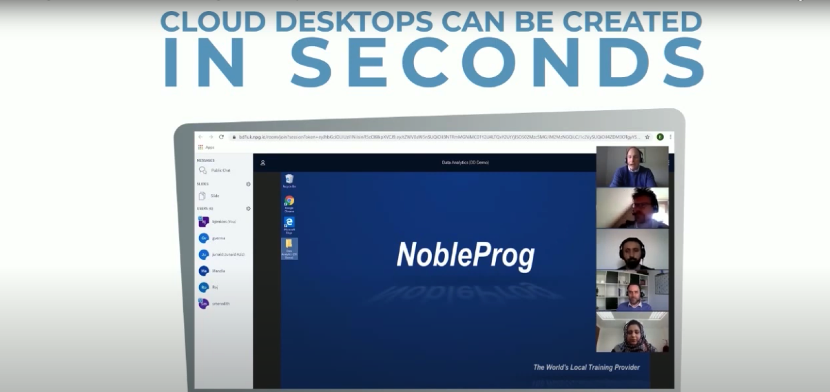 les bureaux cloud peuvent être créés en quelques secondes