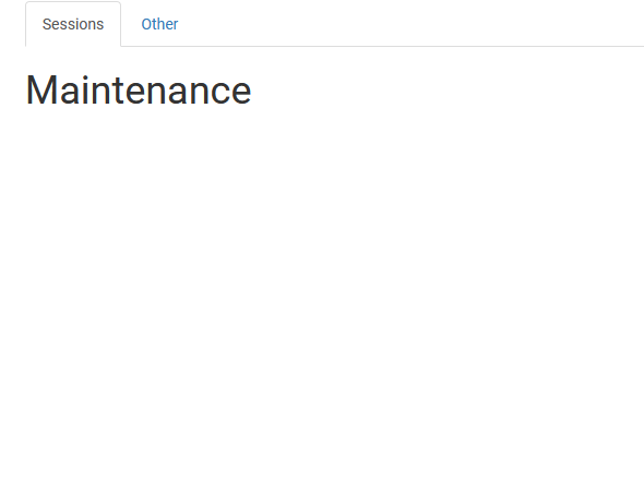 Pauses de maintenance